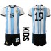 Argentina Nicolas Otamendi #19 Barnkläder Hemma matchtröja till baby VM 2022 Kortärmad (+ Korta byxor) Billigt